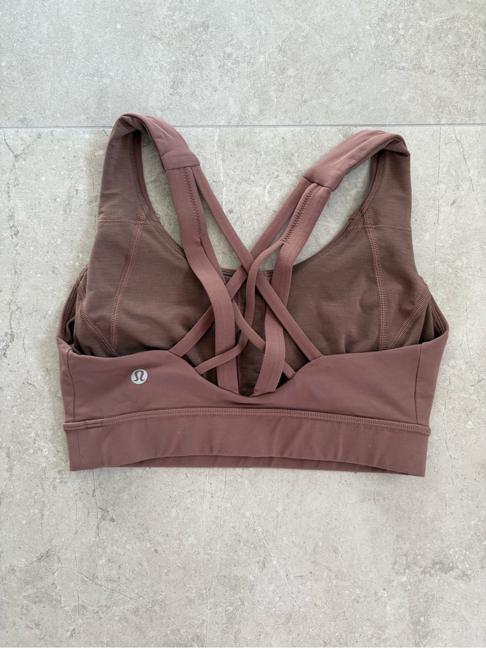 Lululemon Mauve Brown Strappy Sports Bra